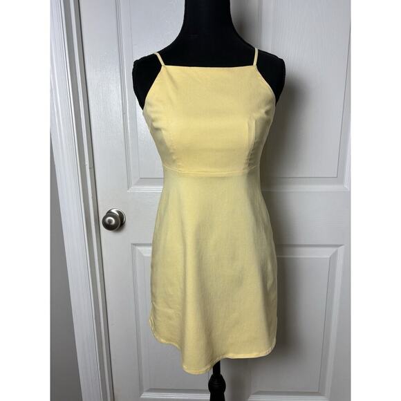Butter Yellow Tank Dress Size XS - Picture 1 of 5